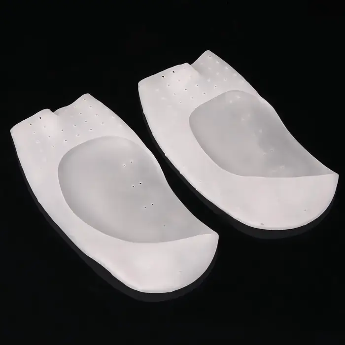 Подследники на стопу с разделителями, универсальные, силиконовые, 18.5&times;9 см, пара, белые