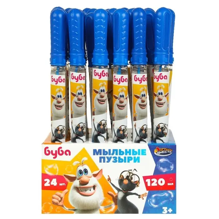 Мыльные пузыри "БУБА", 120 мл, в колбе 01095-120ЭД