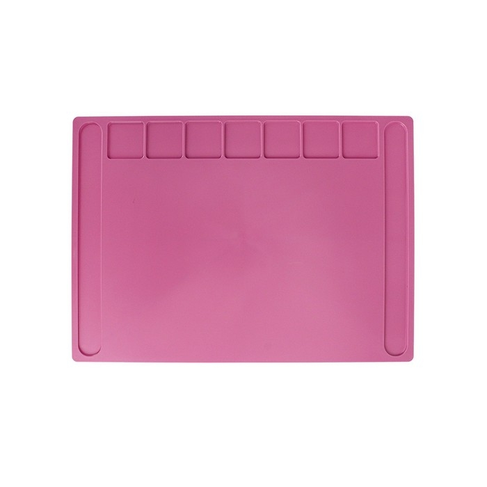 Доска для лепки пластиковая А4 Calligrata  Доска для лепки пластиковая А4 Calligrata "Прованс", цвета пастельные, с бортиком и отделениями, МИКС