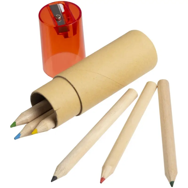 Набор карандашей Pencilvania Office с точилкой, красный Набор карандашей Pencilvania Office с точилкой, красный