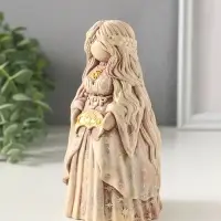 Фигурка гипс &laquo;Берегиня Лунница&raquo;, 14&times;7 см, слоновая кость