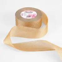 Лента парчовая, 40 мм, 23&plusmn;1 м, бежевая №035