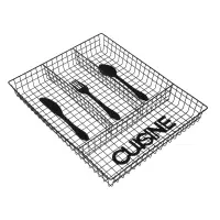 Лоток для столовых приборов тм VETTA Кухня, 4 секции, 32х26х4,5, металл