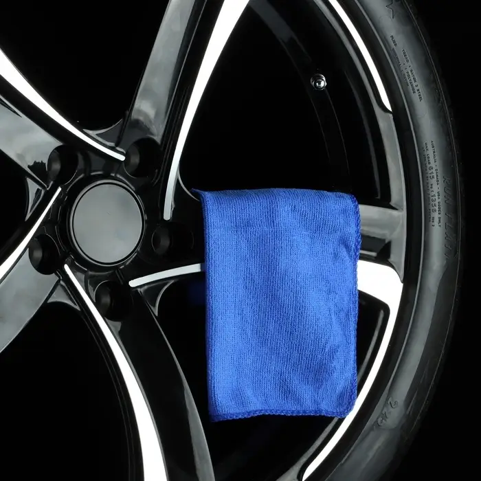 Тряпка для мытья авто, Grand Caratt, микрофибра 20×30 см, синяя Тряпка для мытья авто, Grand Caratt, микрофибра 20×30 см, синяя