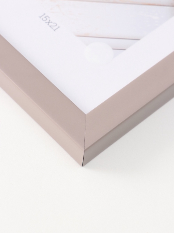 Фоторамка пластик Фоторамка пластик "МИРАМ" 15х21 св. коричневый