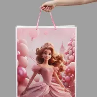 Пакет подарочный ламинированный Princess, XXL 46&times;61&times;20 см