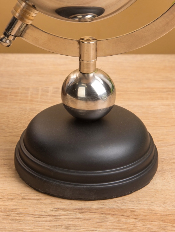 Глобус сувенирный Глобус сувенирный "Жемчуг" 12,5х15х25,5 см, стекло, дерево