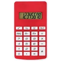 Калькулятор карманный, 08-разрядный, 5828 корпус, красный