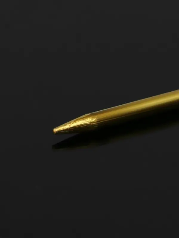 Основа для булавки, L=5.5 см, площадка 1.5 см, набор 5 шт, цвет золото