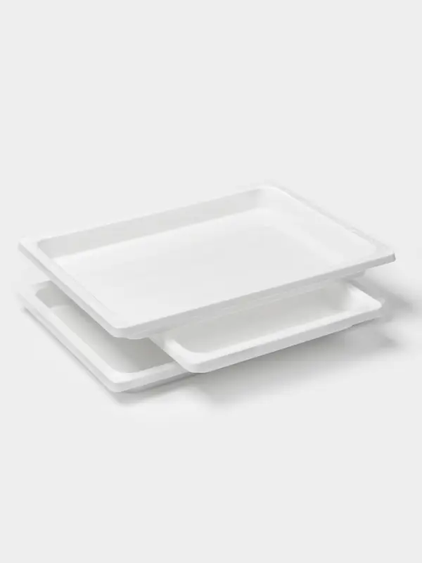 Подносы для заморозки пельменей Альтернатива, пластик, 35.5&times;25&times;3 см, набор 3 шт., МИКС