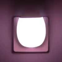 Ночник &laquo;Ушки&raquo; LED 1 Вт бело-розовый 7&times;5&times;8 см RISALUX