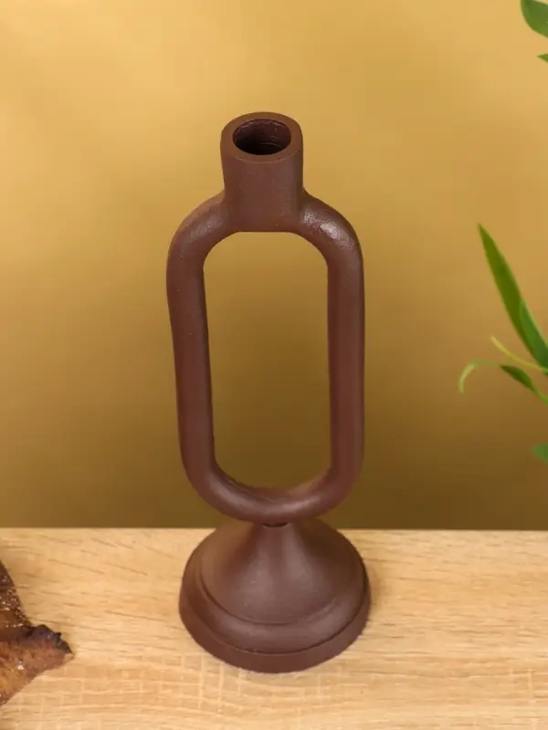 Подсвечник на 1 свечу  Подсвечник на 1 свечу "Шоколад" 8,5х,8,5х26 см