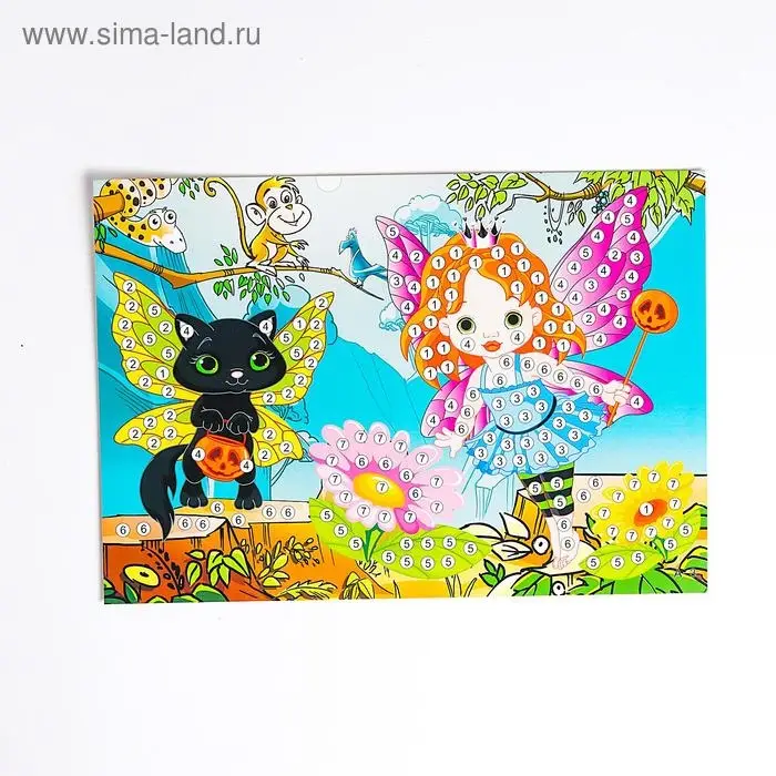 Аппликация круглыми стразами и EVA «Сказочная фея» Аппликация круглыми стразами и EVA «Сказочная фея»