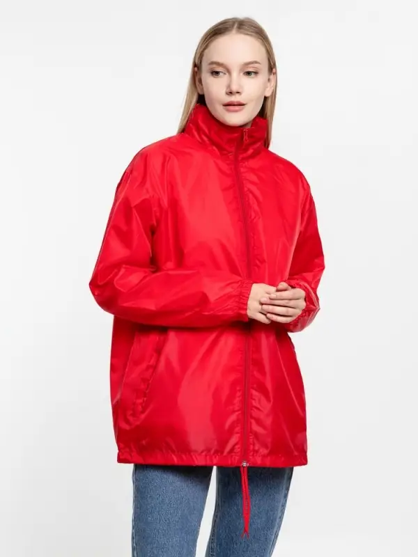 Ветровка унисекс Shift красная, размер XS