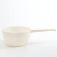 Ковш пластиковый для купания и мытья головы, детский банный ковшик, 1 л., белый
