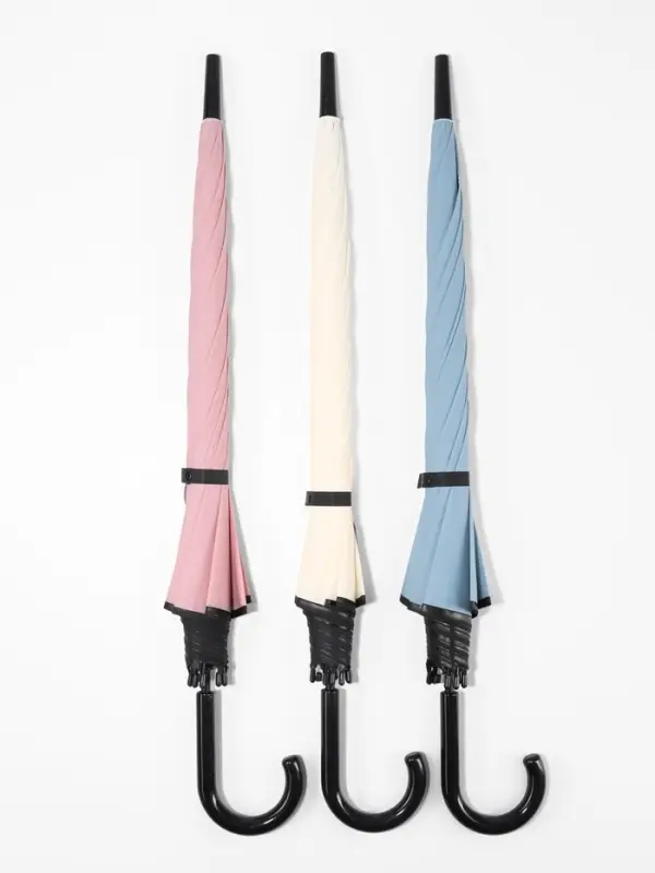 Зонт полуавтоматический &laquo;Однотон&raquo;, 8 спиц, R=51/58 см, d=102 см, МИКС