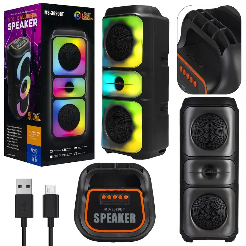 Портативная беспроводная колонка MS-3629BT (12шт/кор)