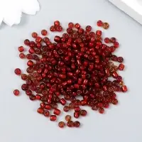 Бисер "Zlatka" 08/0, 3 мм, 10 г 0324 т.красный