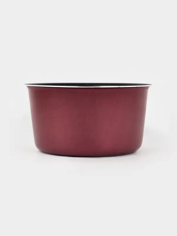 Форма для куличей, d=14 см, антипригарное покрытие, без крышки, бордовая