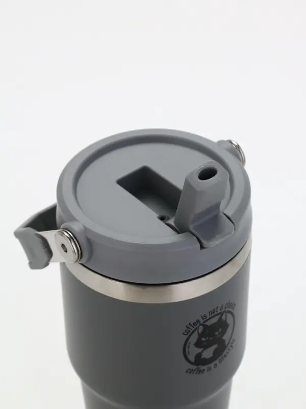 Термостакан с ручкой  Термостакан с ручкой "Coffee", 600 мл