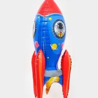 Воздушный шар фольгированный 3D 50" &laquo;Ракета&raquo;