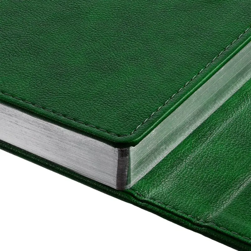 Ежедневник Flap на заказ, недатированный, зеленый Ежедневник Flap на заказ, недатированный, зеленый