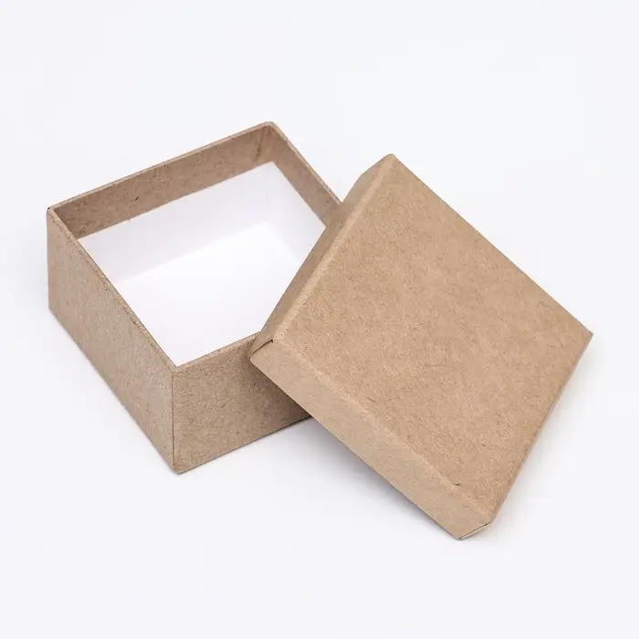 Набор коробок квадратных 10 в 1 крафт,24.5&times;24.5&times;11.5 - 6.5&times;6.5&times;4 см,