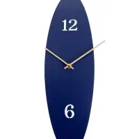 Часы настенные, интерьерные "Волна", бесшумные, 43 х 14 см, темно-синие Часы настенные, интерьерные "Волна", бесшумные, 43 х 14 см, темно-синие