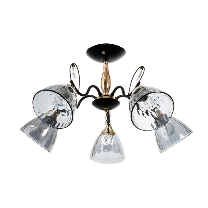 Люстра Люстра "Анабель" 5хЕ27 40Вт черный 65х65х33см BayerLux