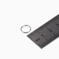 Кольцо соединительное &laquo;СМ-984&raquo;, 1&times;10 мм, набор 50 г, &plusmn; 145 шт. цвет серебро