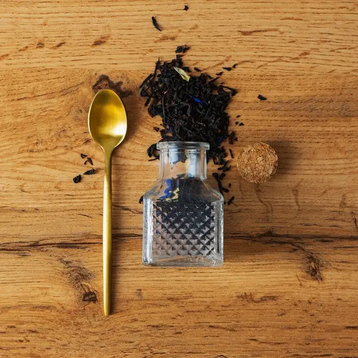 Баночка стеклянная для специй с пробковой крышкой Доляна &laquo;Парфе&raquo;, 50 мл, 4,5&times;6,8 см