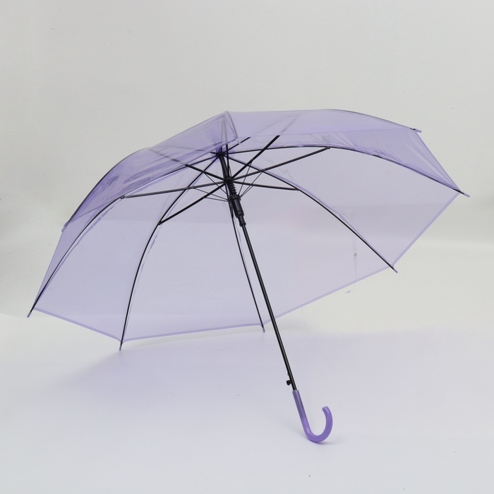 Зонт - трость полуавтоматический, 8 спиц, R = 46/55 см, D = 110 см, цвет МИКС Зонт - трость полуавтоматический, 8 спиц, R = 46/55 см, D = 110 см, цвет МИКС