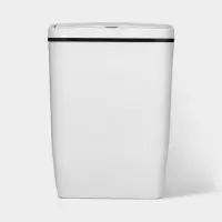 Ведро для мусора сенсорное Доляна, 12 л, белое