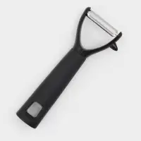 Овощечистка Magistro &laquo;Базальт&raquo;, 17.5&times;6.5&times;2.5 см, нержавеющая сталь, чёрная