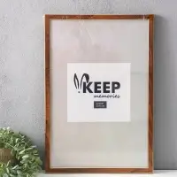 Фоторамка для фото 30&times;45 см Keep memories, Elysian, пластик, бук с золотом