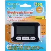 Таймер Luazon LC107, электронный, чёрный