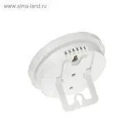 Термометр уличный, гигрометр, d=6.5 см, белый