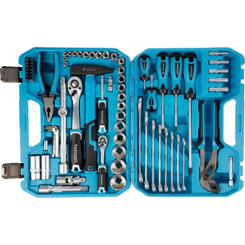 Набор инструмента Topfort 78 предмета 1/2 и 1/4
