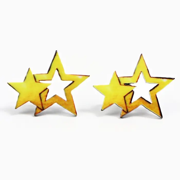 Серьги детские «В тренде», 2×1.5 см Серьги детские «В тренде», 2×1.5 см