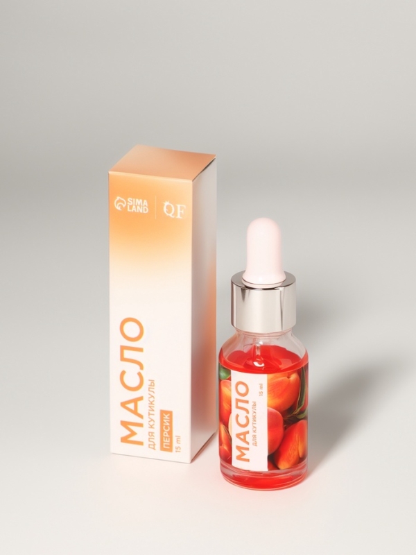 Масло д/ногтей и кутикулы 15мл ПЕРСИК бут с пип к/кор QF Масло д/ногтей и кутикулы 15мл ПЕРСИК бут с пип к/кор QF