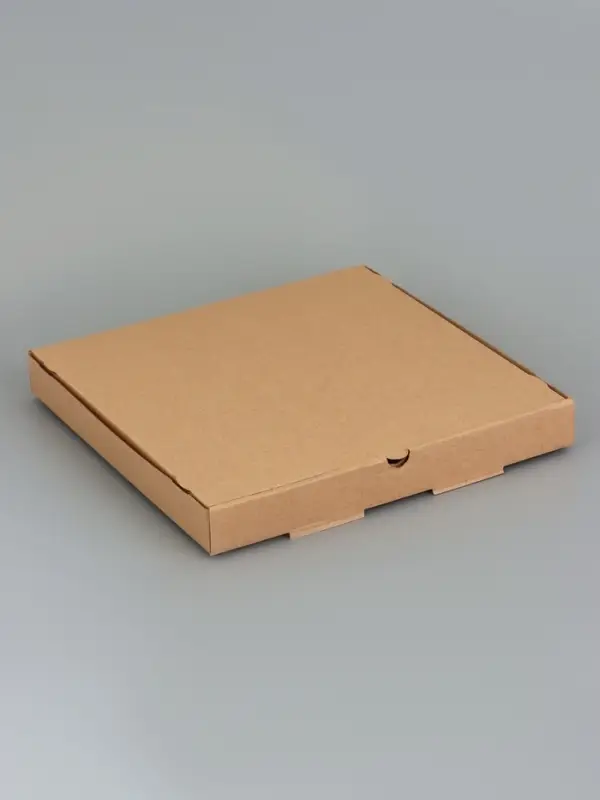 Коробка для пиццы, бурая, 30&times;30&times;4 см