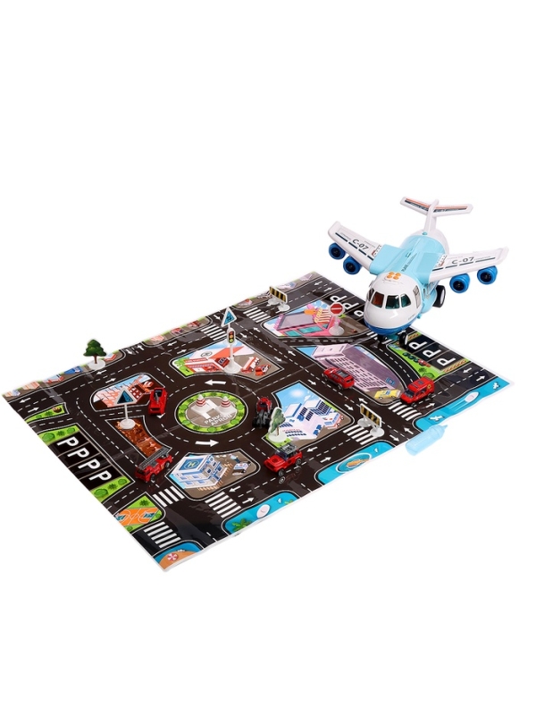 АВТОГРАД Парковка АВТОГРАД Парковка "Пожарный патруль", 6 машин, свет, звук, дым