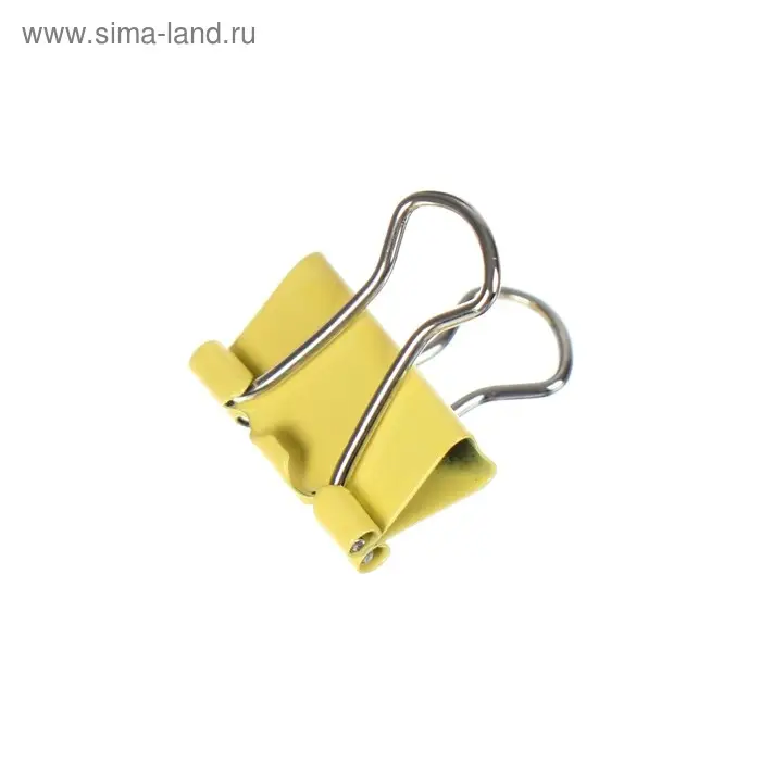 Зажимы для бумаг 15 мм, 12 штук, deVENTE, металлические, МИКС х 4 цвета, картонная коробка