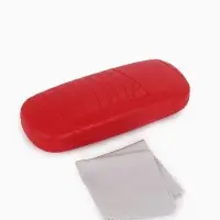 Футляр для очков на хлопушке, размер 16&times;5.8&times;3 см, красный