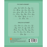 Тетрадь школьная А5 24л линия Выбор есть Зеленый 20шт/уп