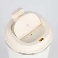 Термостакан Мастер К Original Coffee, 500 мл, сохраняет тепло 10 ч, нержавеющая сталь, белая