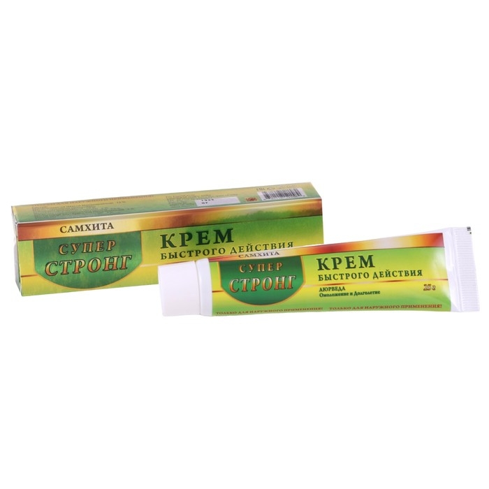 Самхита крем быстрого действия «Супер стронг», суставной, 25 г Самхита крем быстрого действия «Супер стронг», суставной, 25 г