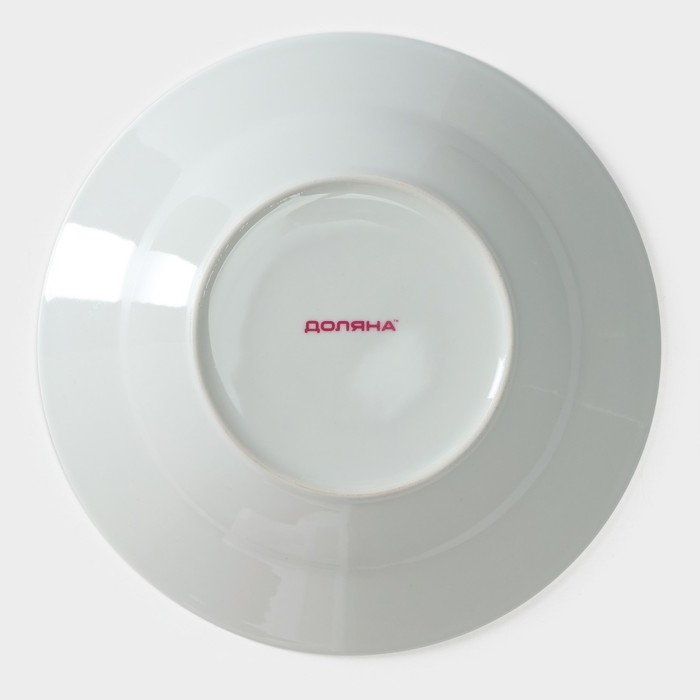 Тарелка глубокая керамическая Доляна «Сакура», 600 мл, d=20,5 см, цвет белый Тарелка глубокая керамическая Доляна «Сакура», 600 мл, d=20,5 см, цвет белый