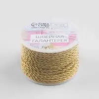 Нить для плетения, d=4 мм, 15&plusmn;1 м, цвет золотой