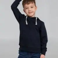 Толстовка с капюшоном детская Kirenga Kids, темно-синяя, 14 лет